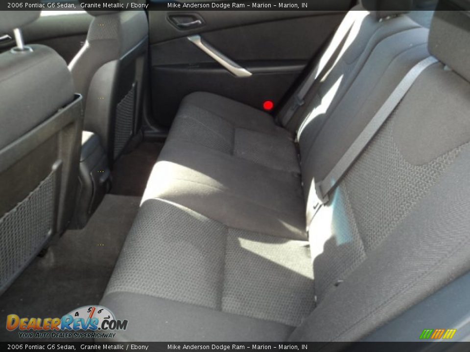 2006 Pontiac G6 Sedan Granite Metallic / Ebony Photo #8