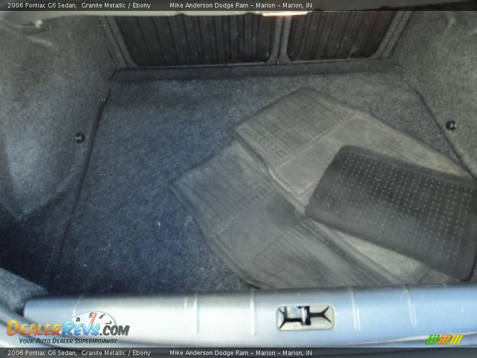 2006 Pontiac G6 Sedan Granite Metallic / Ebony Photo #9
