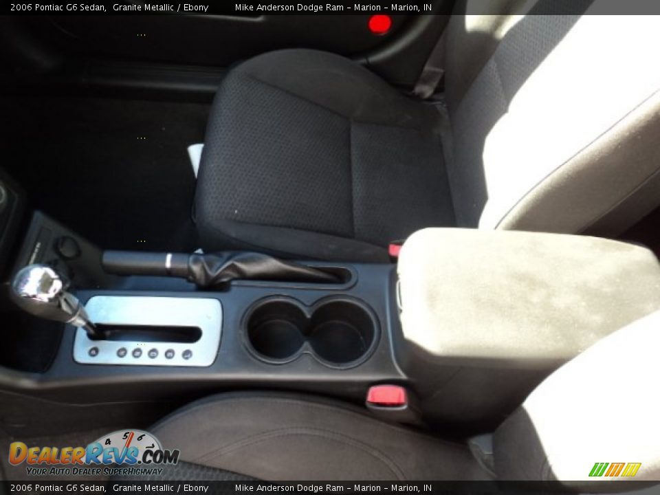 2006 Pontiac G6 Sedan Granite Metallic / Ebony Photo #14