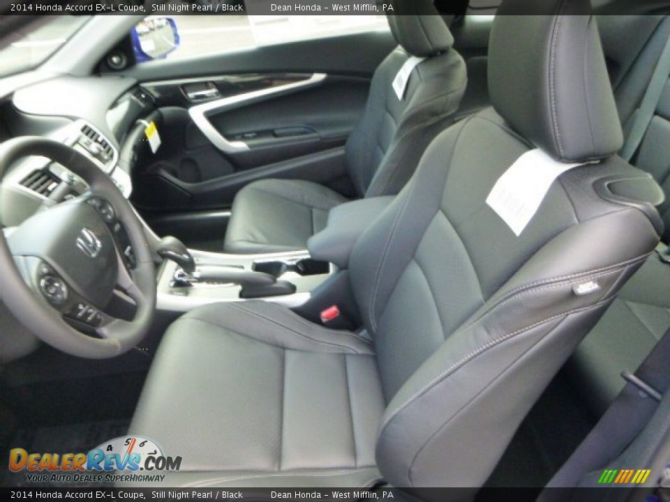 Front Seat of 2014 Honda Accord EX-L Coupe Photo #10