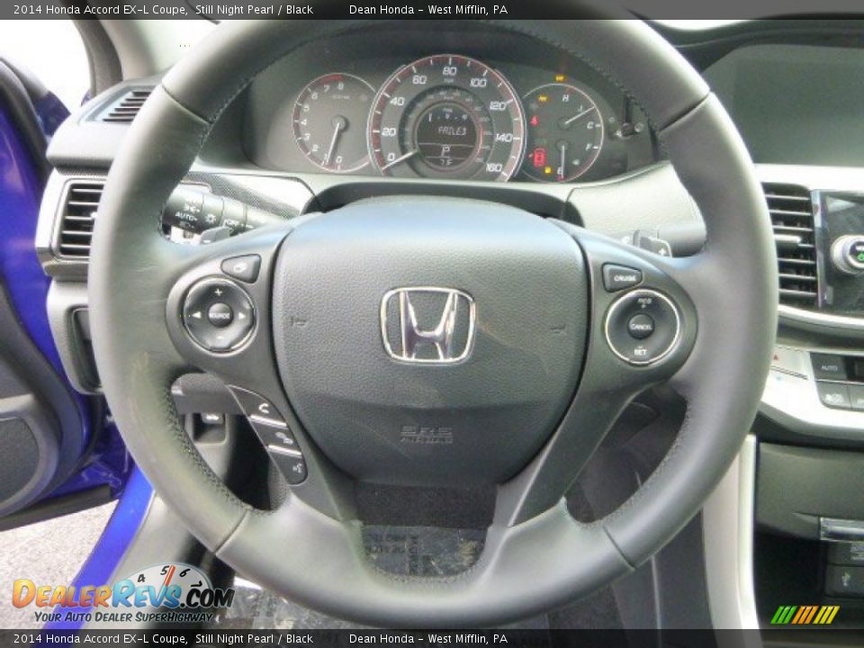 2014 Honda Accord EX-L Coupe Steering Wheel Photo #17