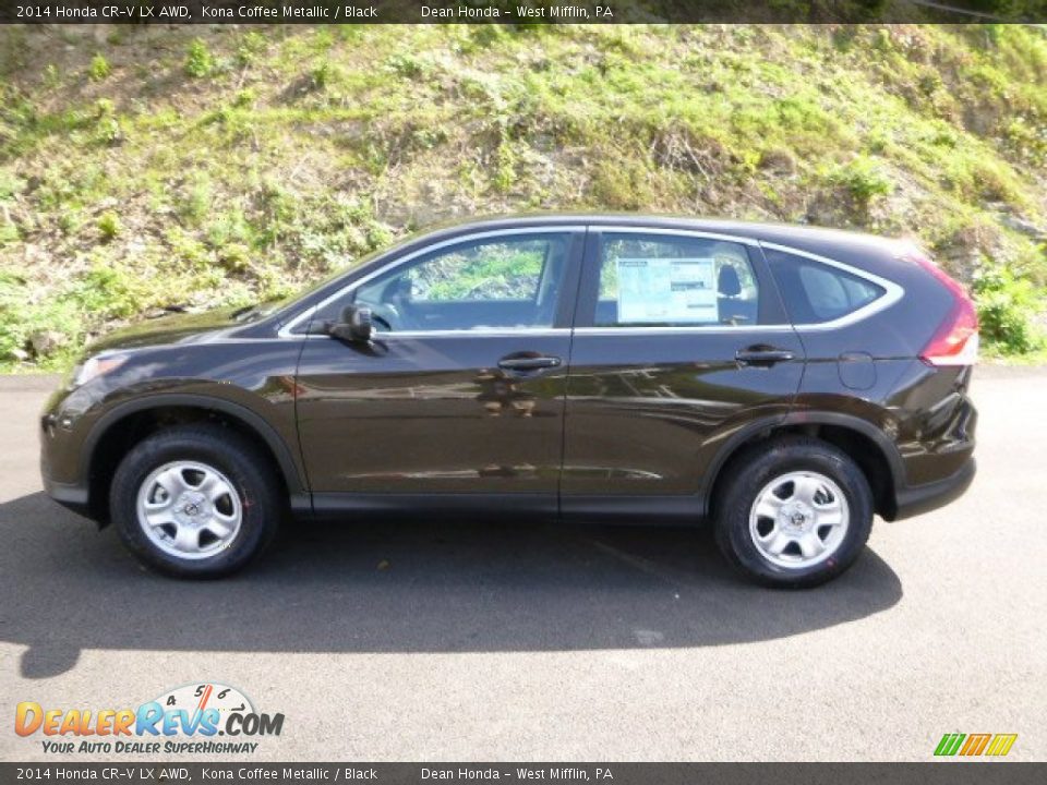 2014 Honda CR-V LX AWD Kona Coffee Metallic / Black Photo #6