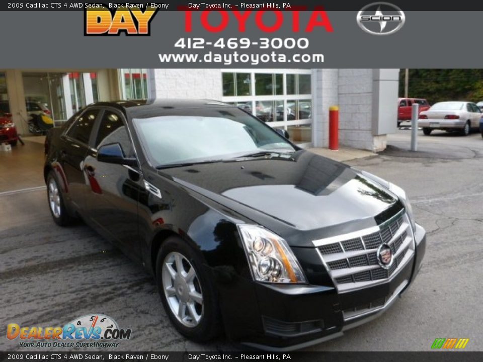 2009 Cadillac CTS 4 AWD Sedan Black Raven / Ebony Photo #1