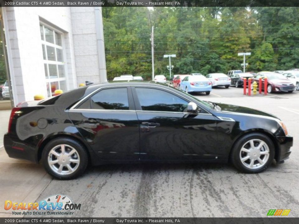 2009 Cadillac CTS 4 AWD Sedan Black Raven / Ebony Photo #2