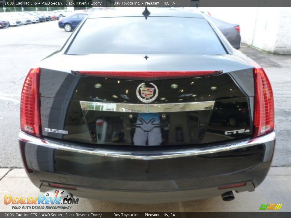 2009 Cadillac CTS 4 AWD Sedan Black Raven / Ebony Photo #4