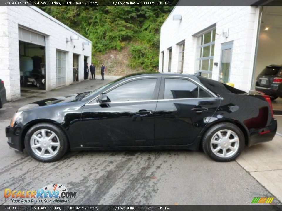 2009 Cadillac CTS 4 AWD Sedan Black Raven / Ebony Photo #6