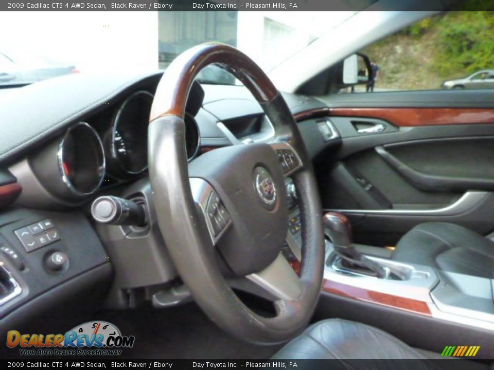 2009 Cadillac CTS 4 AWD Sedan Black Raven / Ebony Photo #17