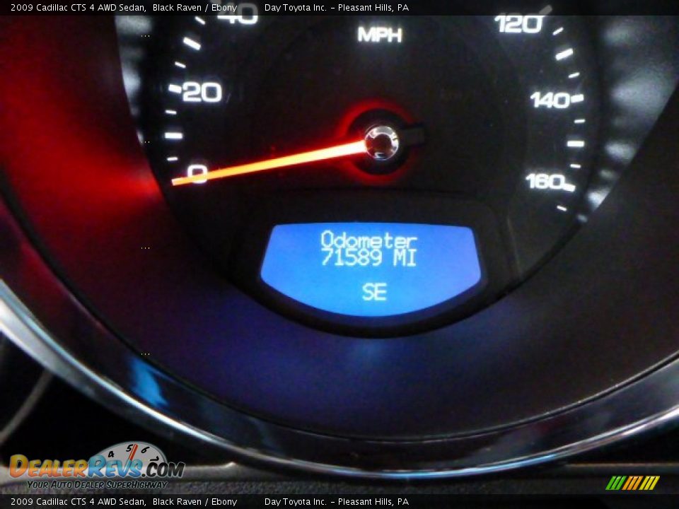 2009 Cadillac CTS 4 AWD Sedan Black Raven / Ebony Photo #20