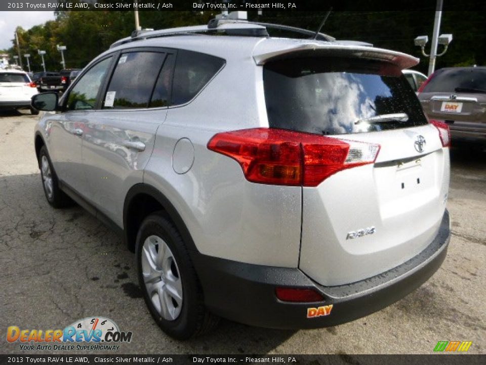 2013 Toyota RAV4 LE AWD Classic Silver Metallic / Ash Photo #5