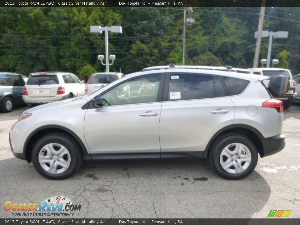 2013 Toyota RAV4 LE AWD Classic Silver Metallic / Ash Photo #6