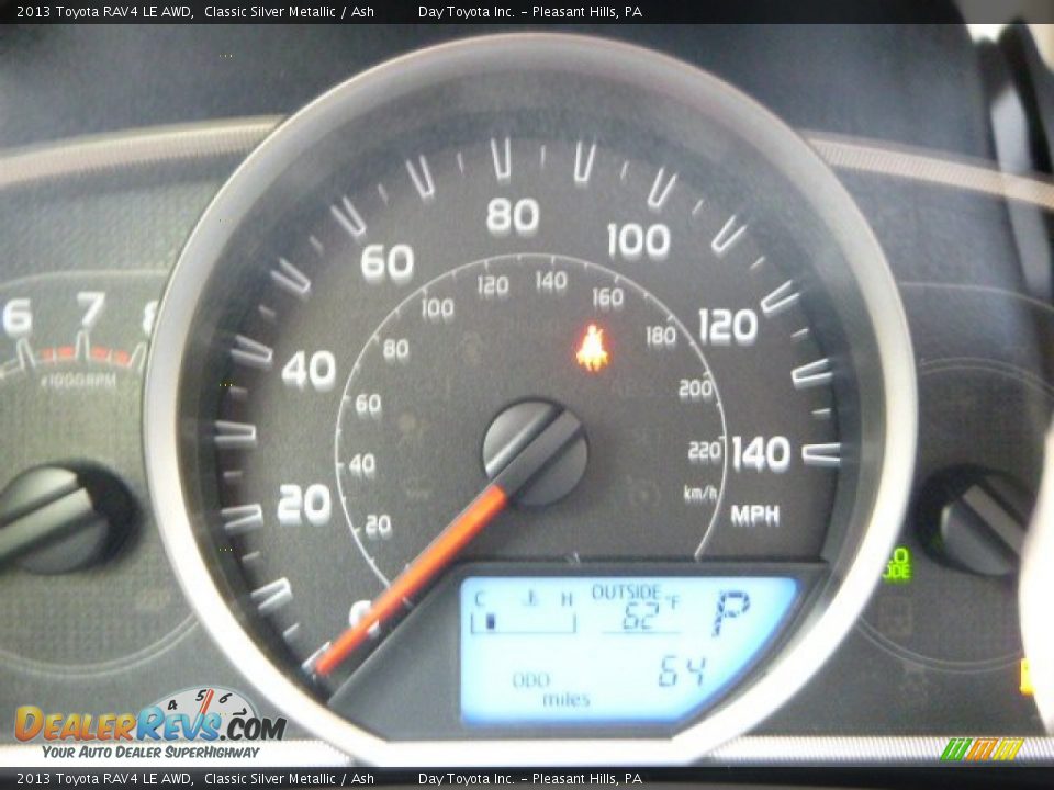 2013 Toyota RAV4 LE AWD Classic Silver Metallic / Ash Photo #19