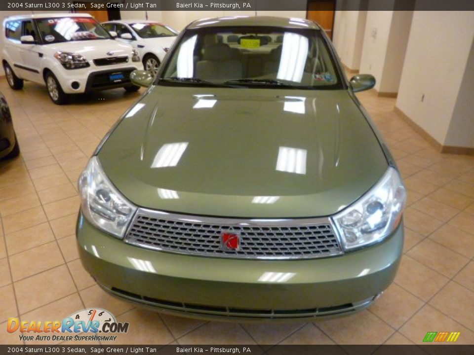 2004 Saturn L300 3 Sedan Sage Green / Light Tan Photo #2