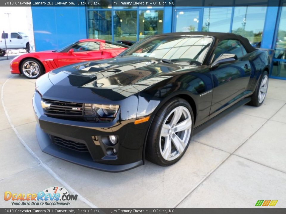 Front 3/4 View of 2013 Chevrolet Camaro ZL1 Convertible Photo #7