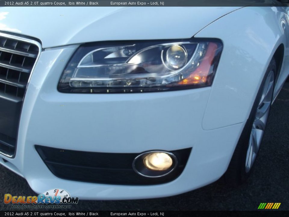 2012 Audi A5 2.0T quattro Coupe Ibis White / Black Photo #8