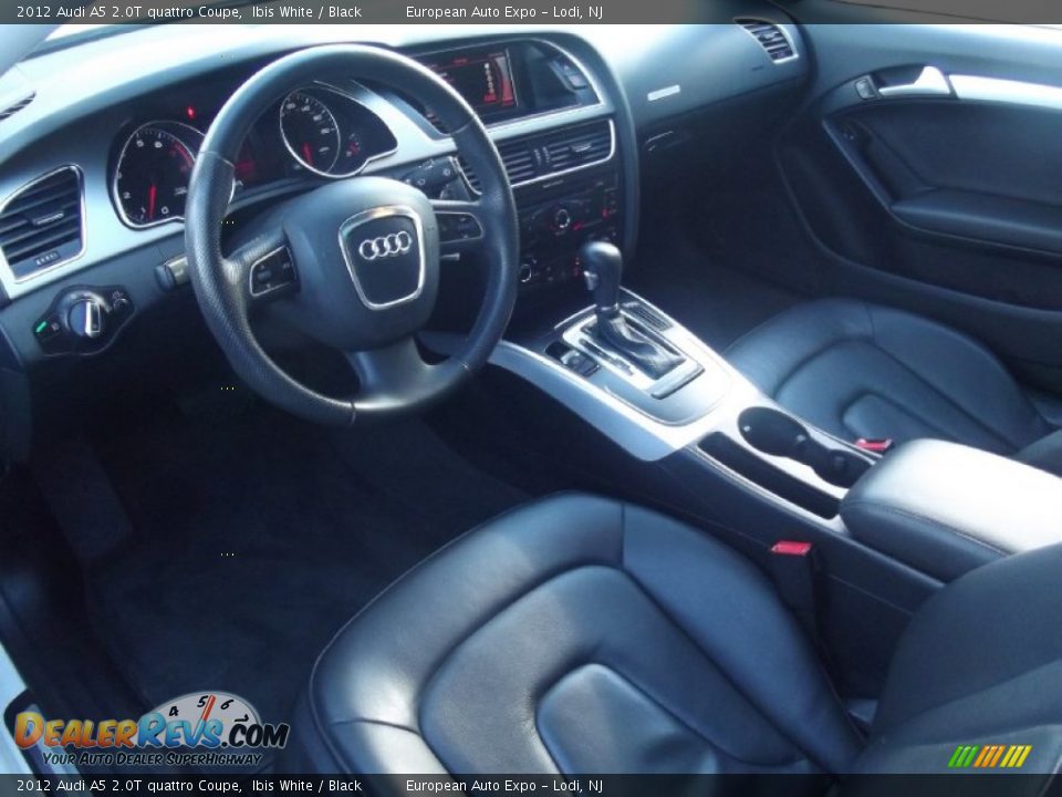 2012 Audi A5 2.0T quattro Coupe Ibis White / Black Photo #10