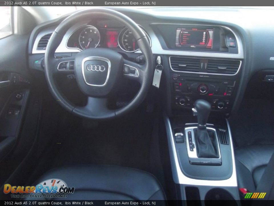 2012 Audi A5 2.0T quattro Coupe Ibis White / Black Photo #16