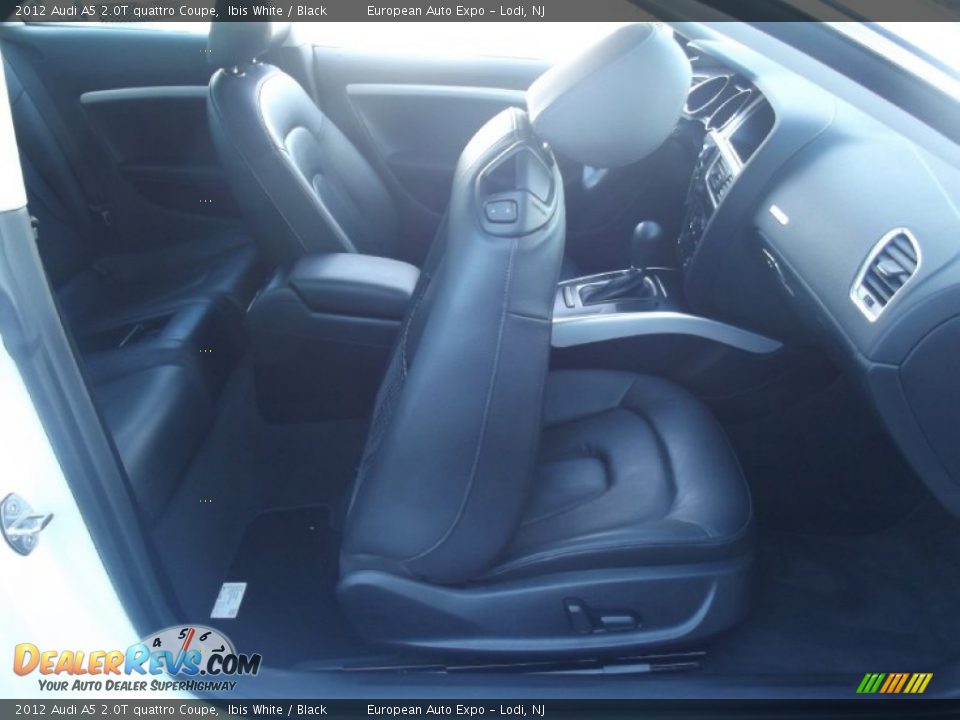 2012 Audi A5 2.0T quattro Coupe Ibis White / Black Photo #17