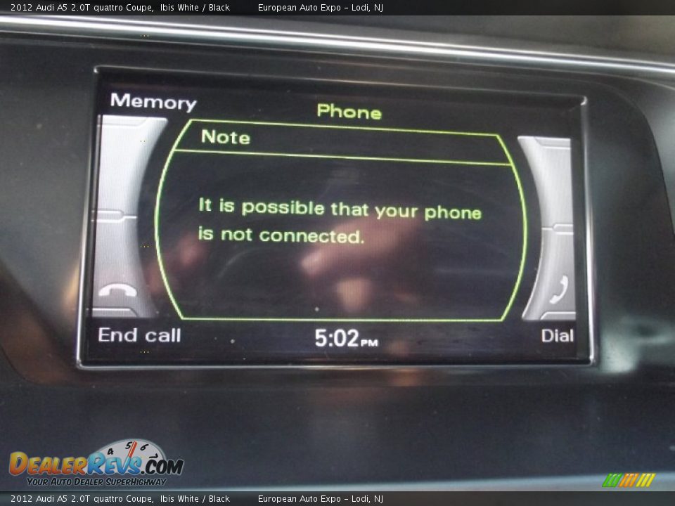 2012 Audi A5 2.0T quattro Coupe Ibis White / Black Photo #23
