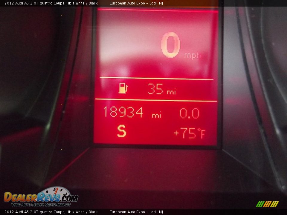 2012 Audi A5 2.0T quattro Coupe Ibis White / Black Photo #26