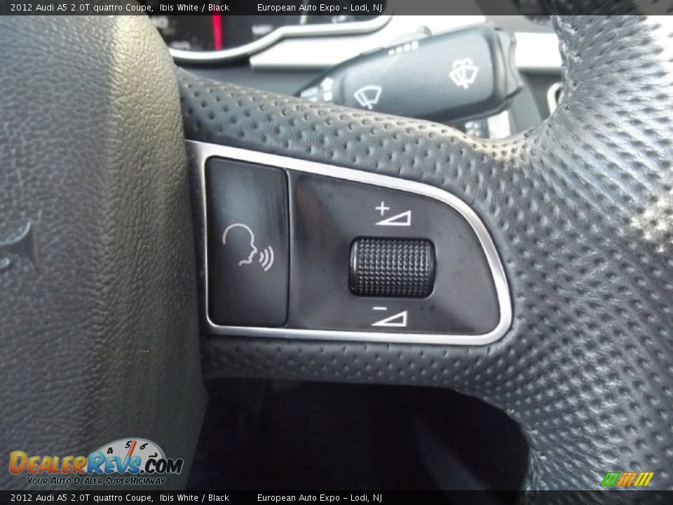 2012 Audi A5 2.0T quattro Coupe Ibis White / Black Photo #29