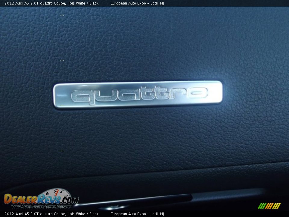2012 Audi A5 2.0T quattro Coupe Ibis White / Black Photo #32