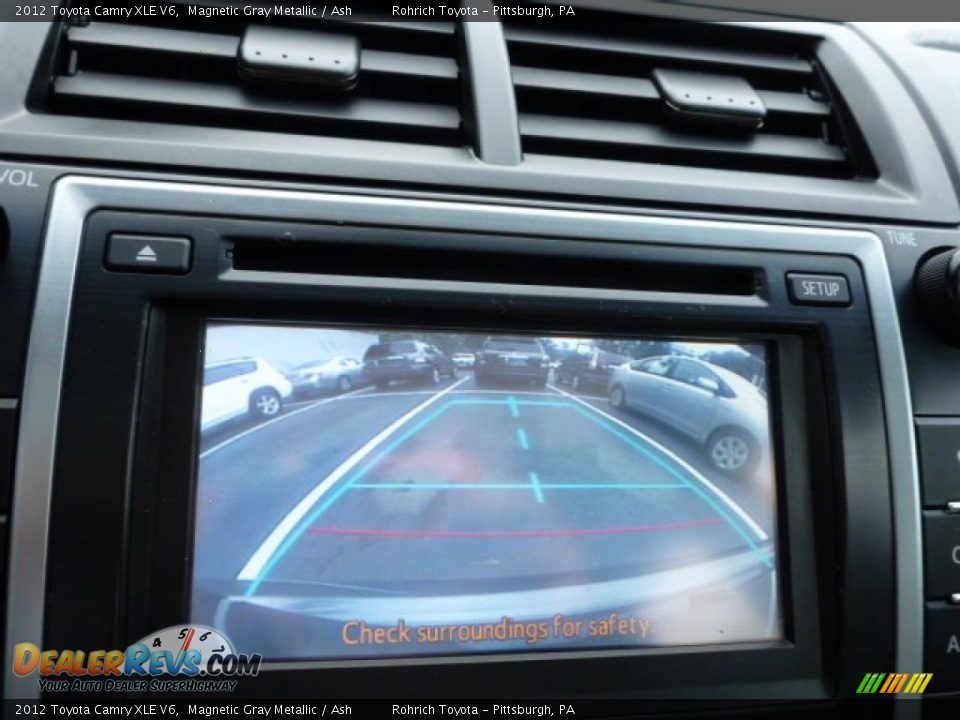 2012 Toyota Camry XLE V6 Magnetic Gray Metallic / Ash Photo #19
