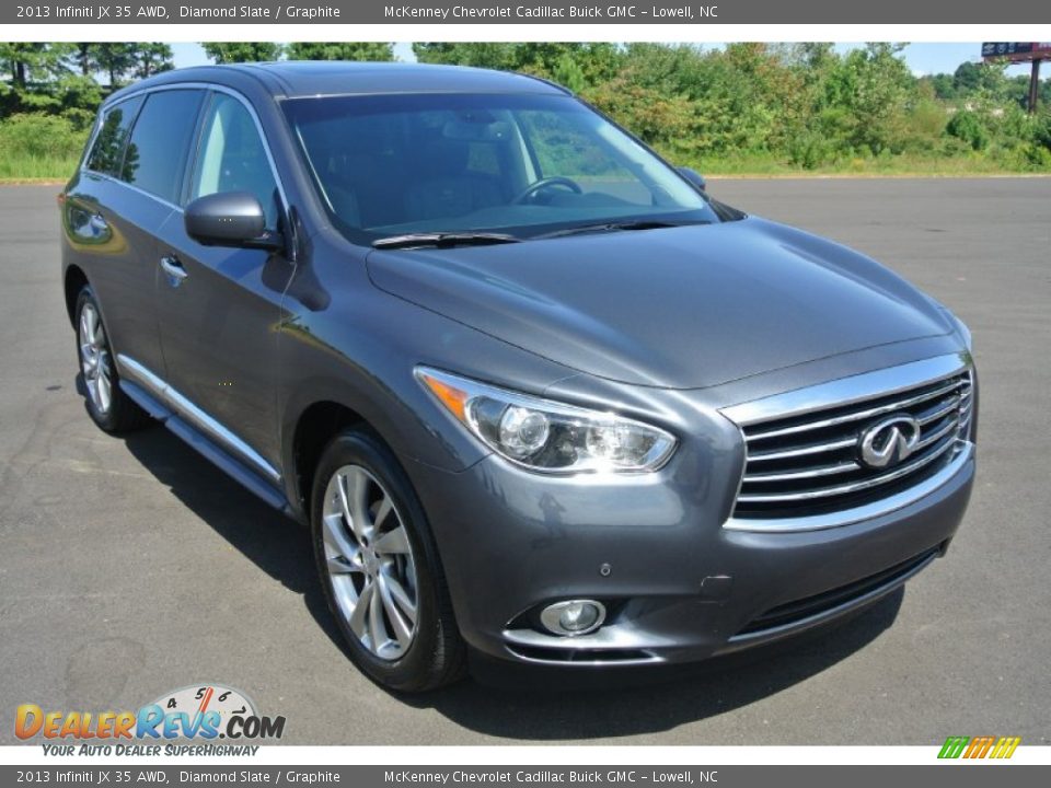 2013 Infiniti JX 35 AWD Diamond Slate / Graphite Photo #1