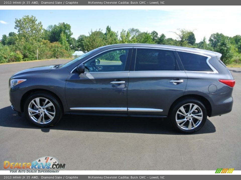 2013 Infiniti JX 35 AWD Diamond Slate / Graphite Photo #3