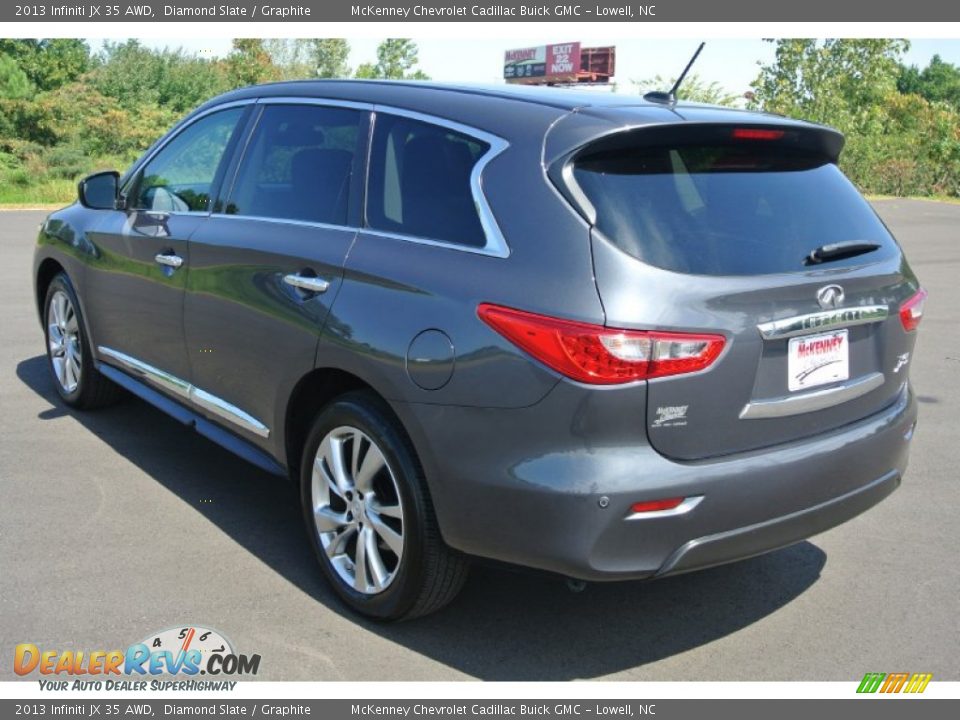 2013 Infiniti JX 35 AWD Diamond Slate / Graphite Photo #4