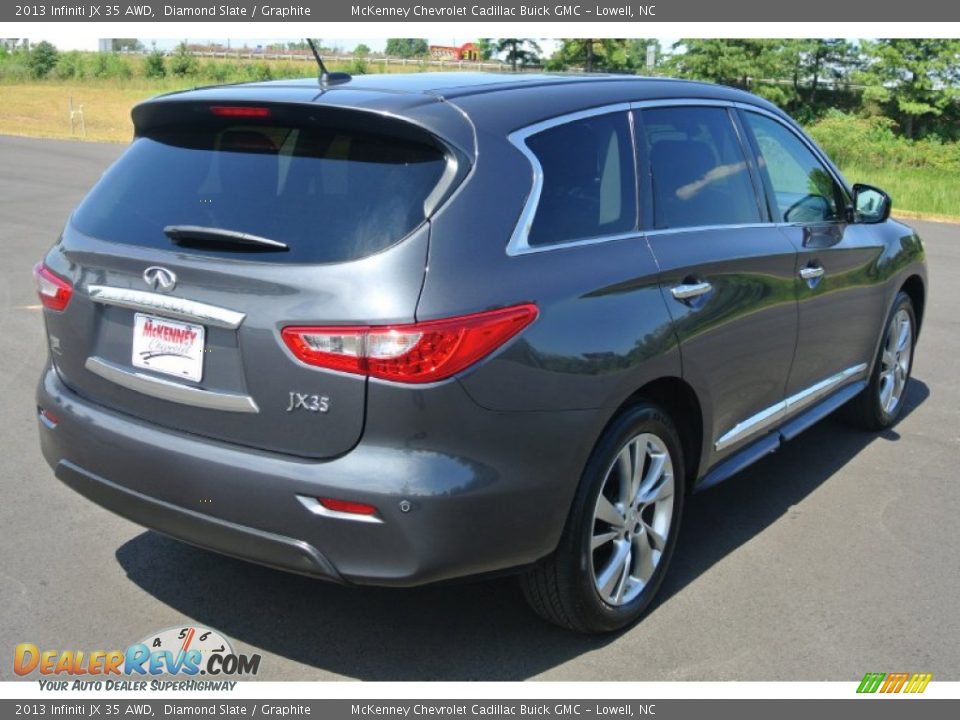 2013 Infiniti JX 35 AWD Diamond Slate / Graphite Photo #5