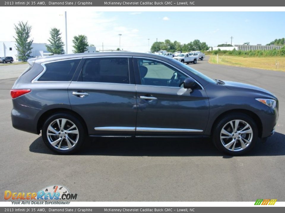 2013 Infiniti JX 35 AWD Diamond Slate / Graphite Photo #6