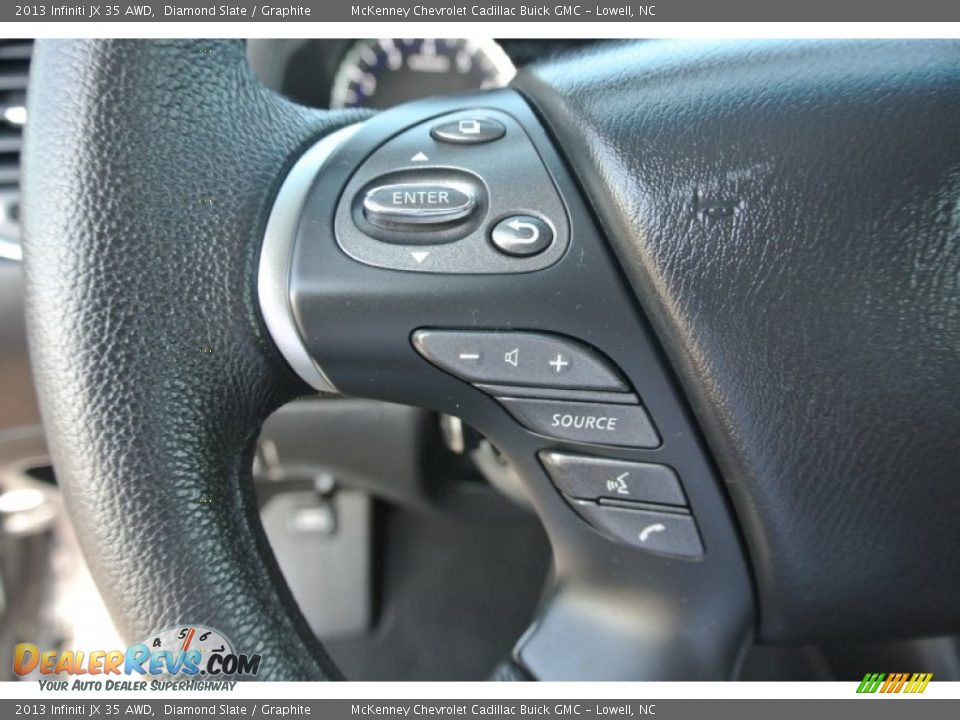 2013 Infiniti JX 35 AWD Diamond Slate / Graphite Photo #21