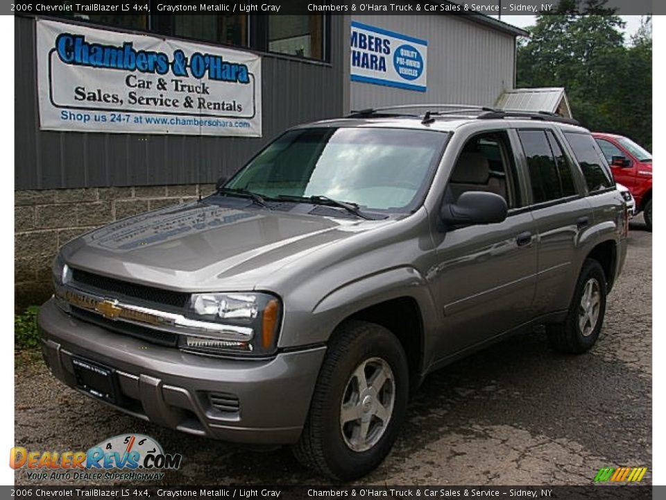 2006 Chevrolet TrailBlazer LS 4x4 Graystone Metallic / Light Gray Photo #1