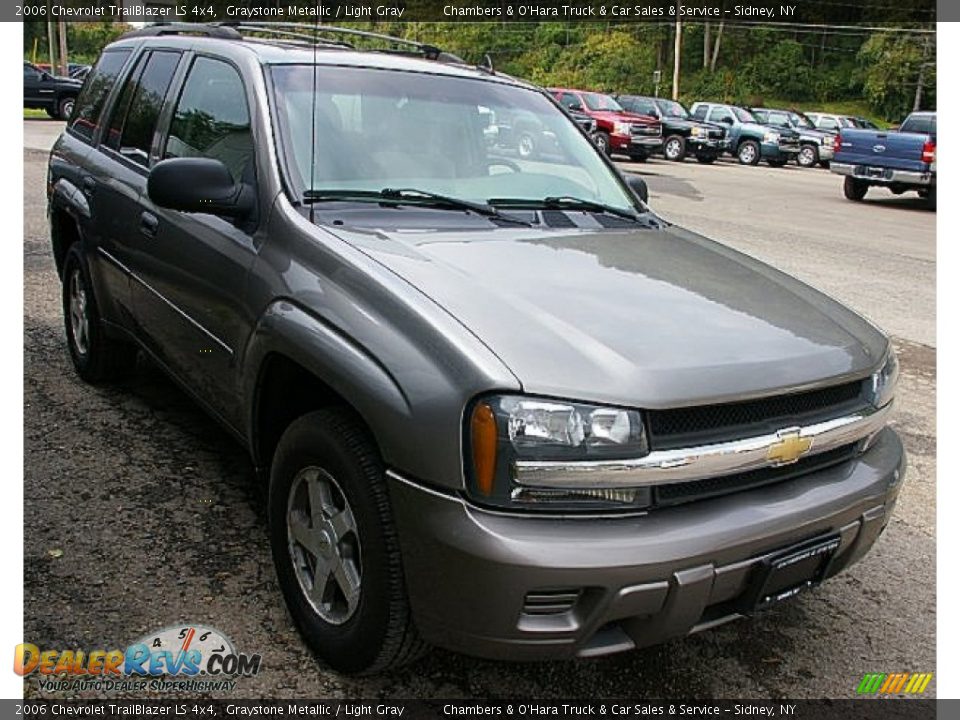 2006 Chevrolet TrailBlazer LS 4x4 Graystone Metallic / Light Gray Photo #8