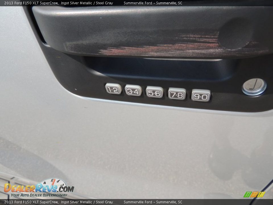2013 Ford F150 XLT SuperCrew Ingot Silver Metallic / Steel Gray Photo #3