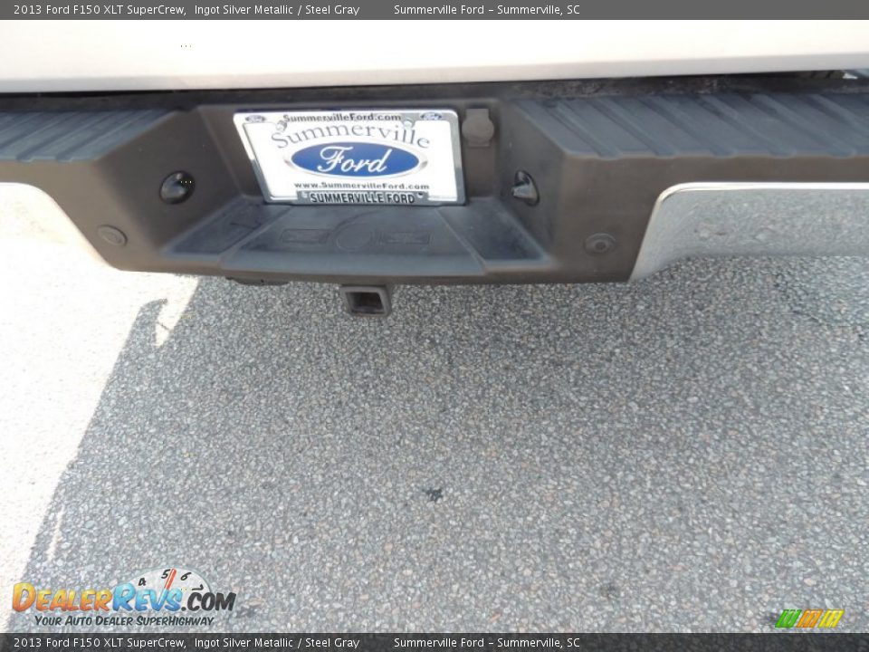 2013 Ford F150 XLT SuperCrew Ingot Silver Metallic / Steel Gray Photo #14