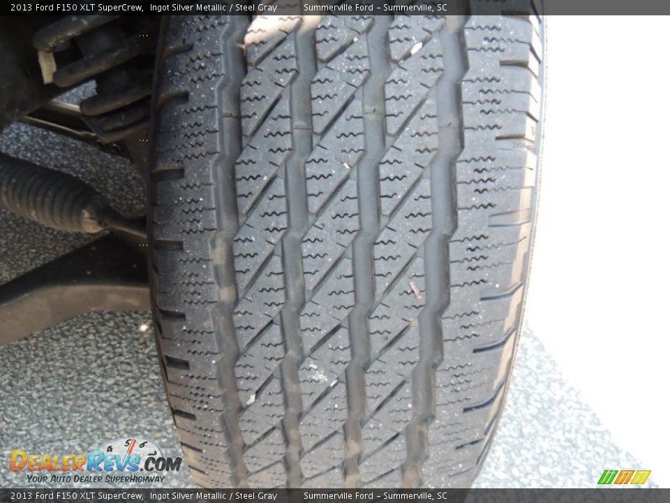 2013 Ford F150 XLT SuperCrew Ingot Silver Metallic / Steel Gray Photo #17