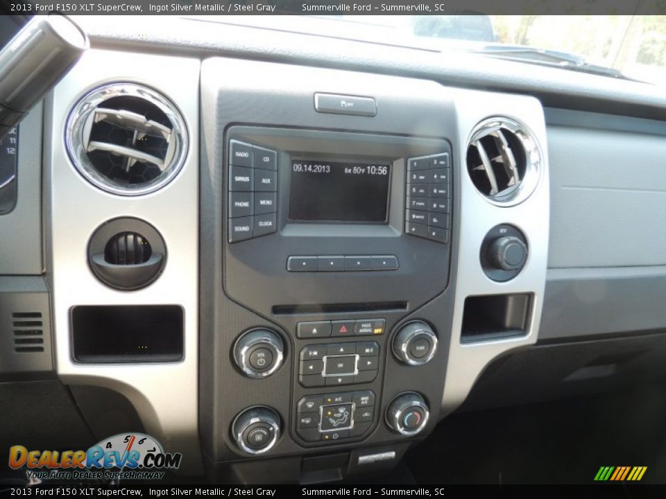 2013 Ford F150 XLT SuperCrew Ingot Silver Metallic / Steel Gray Photo #19