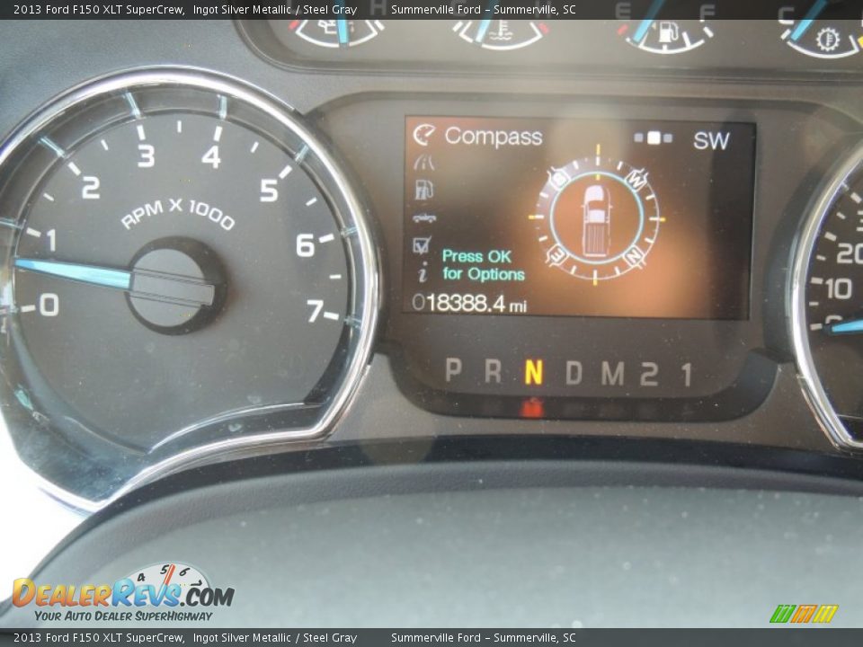 2013 Ford F150 XLT SuperCrew Ingot Silver Metallic / Steel Gray Photo #22
