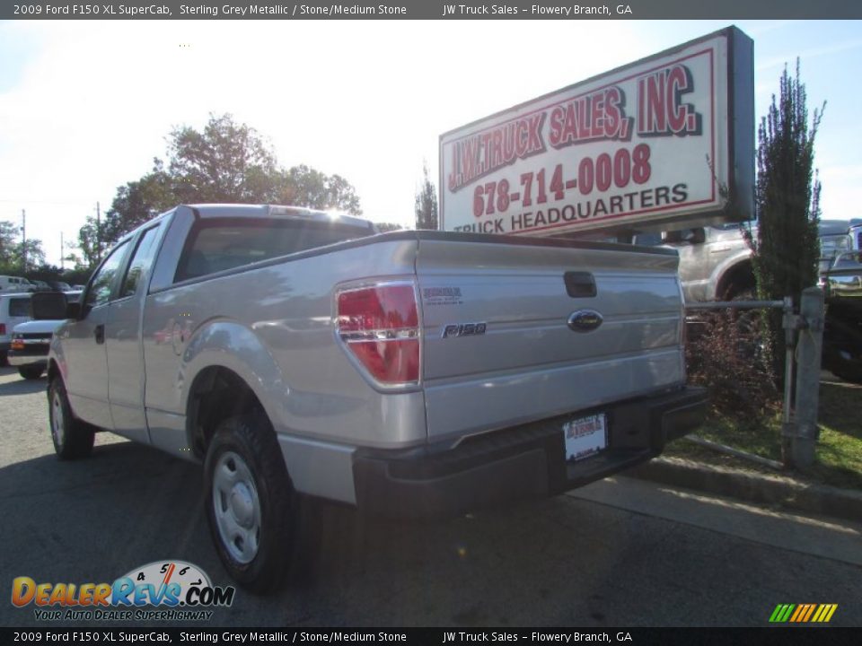 2009 Ford F150 XL SuperCab Sterling Grey Metallic / Stone/Medium Stone Photo #5
