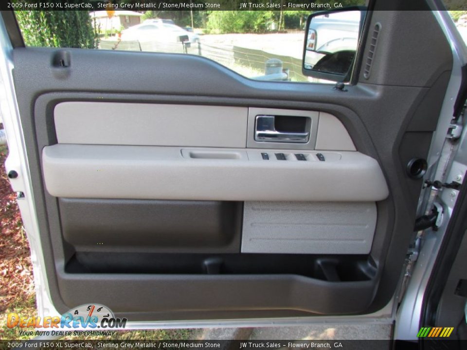 2009 Ford F150 XL SuperCab Sterling Grey Metallic / Stone/Medium Stone Photo #14