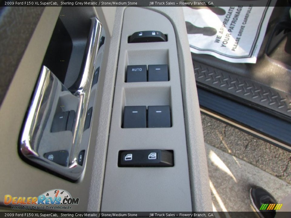 2009 Ford F150 XL SuperCab Sterling Grey Metallic / Stone/Medium Stone Photo #15