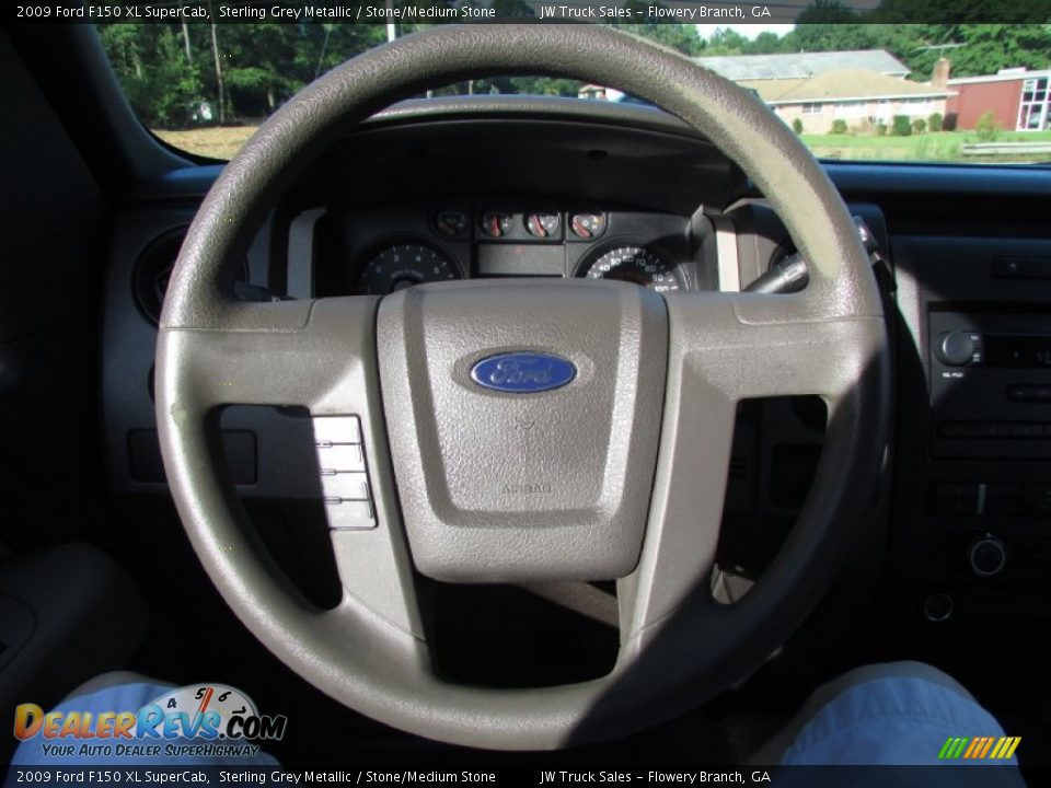 2009 Ford F150 XL SuperCab Sterling Grey Metallic / Stone/Medium Stone Photo #20