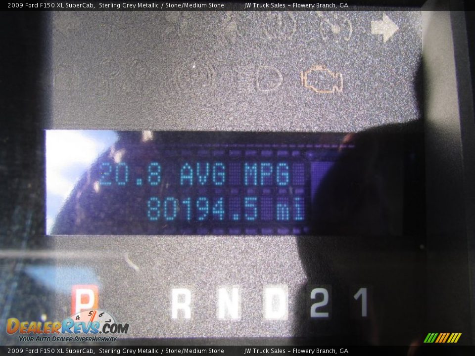 2009 Ford F150 XL SuperCab Sterling Grey Metallic / Stone/Medium Stone Photo #25
