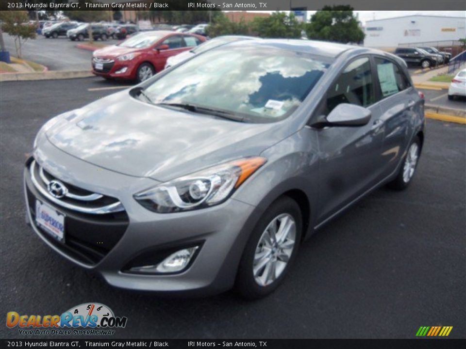 2013 Hyundai Elantra GT Titanium Gray Metallic / Black Photo #1