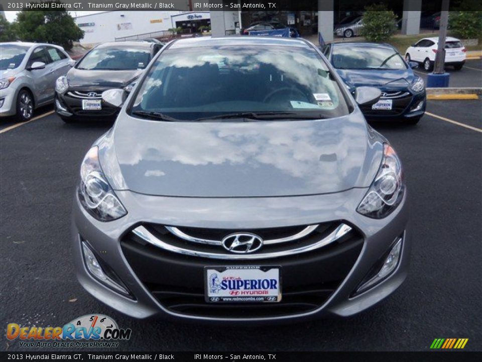 2013 Hyundai Elantra GT Titanium Gray Metallic / Black Photo #2