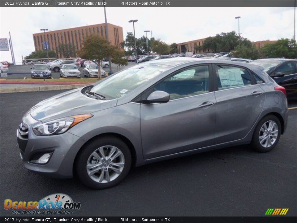 2013 Hyundai Elantra GT Titanium Gray Metallic / Black Photo #3