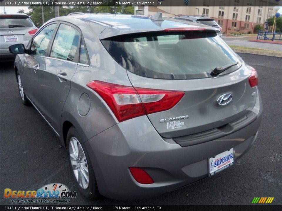 2013 Hyundai Elantra GT Titanium Gray Metallic / Black Photo #4