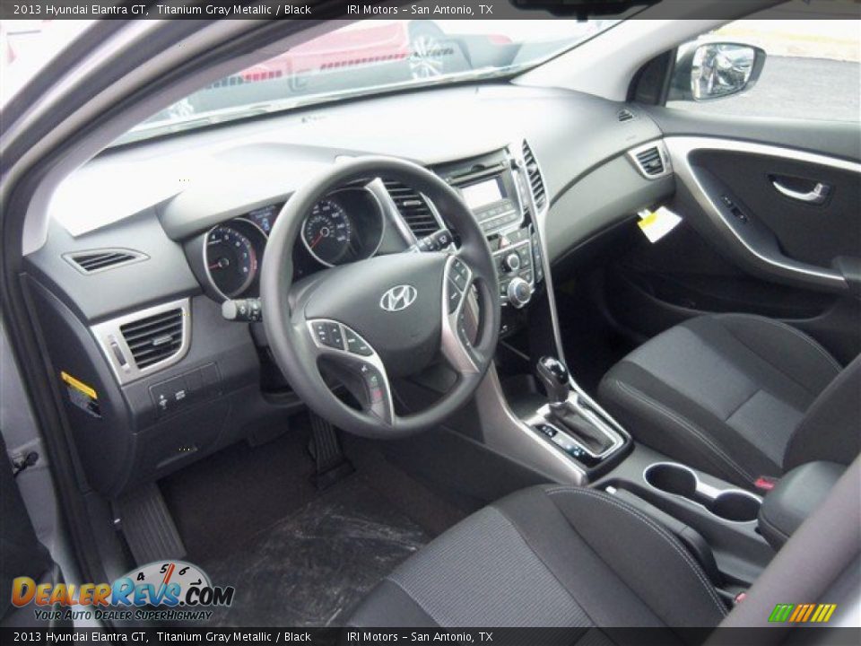 2013 Hyundai Elantra GT Titanium Gray Metallic / Black Photo #5