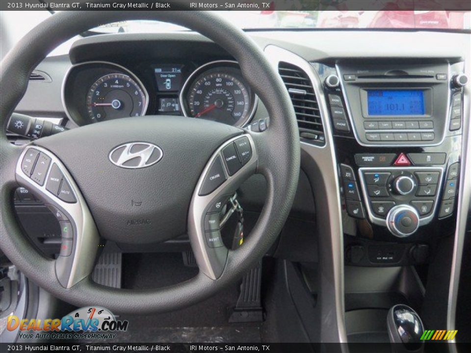 2013 Hyundai Elantra GT Titanium Gray Metallic / Black Photo #6